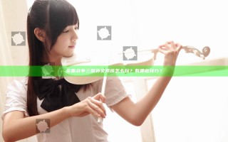全面战争三国外交系统怎么玩？有哪些技巧？