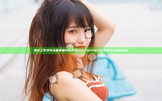 提升工作效率 全面掌握MICROSOFT OFFICE实用技巧与功能指南