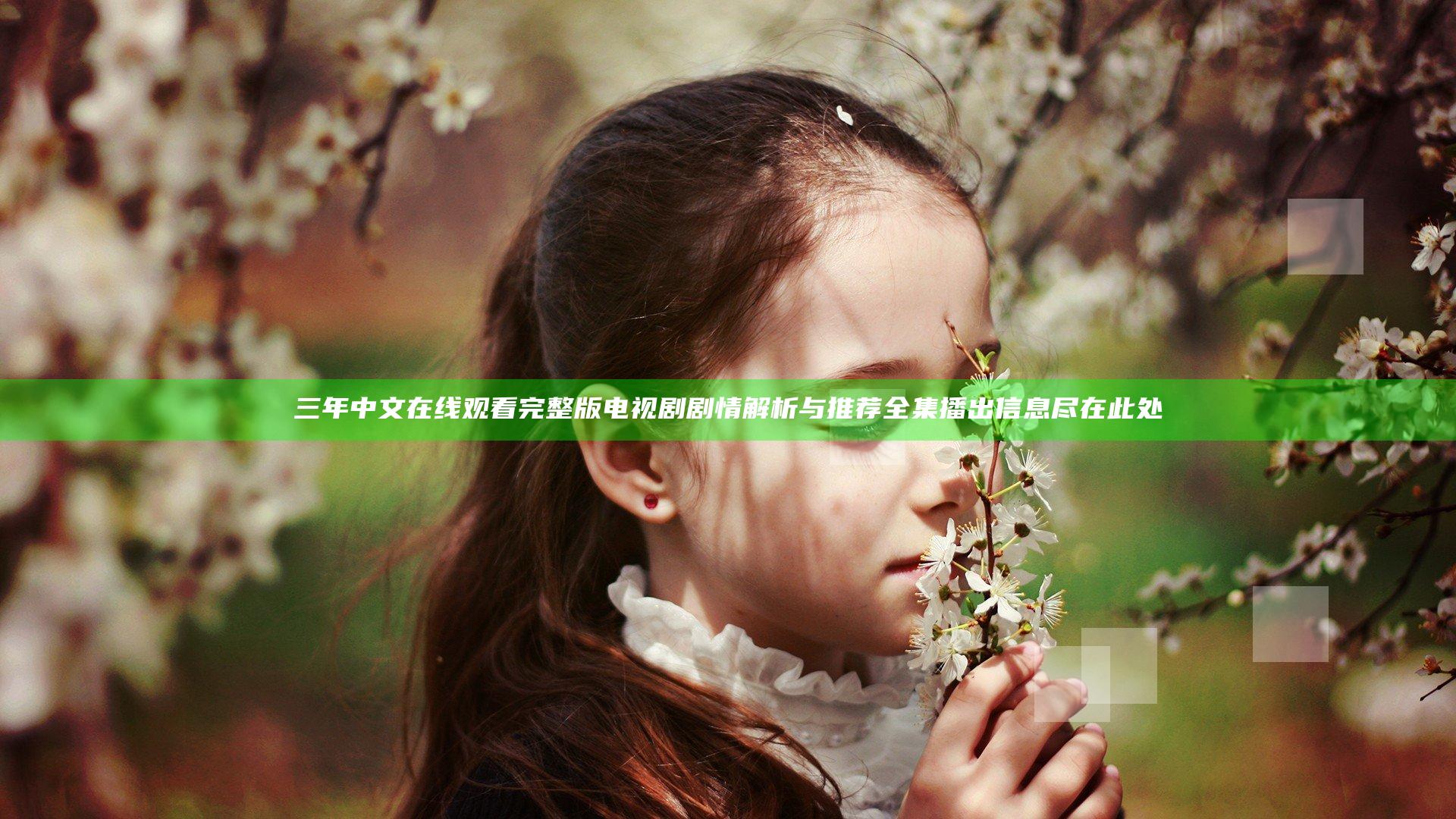 三年中文在线观看完整版电视剧剧情解析与推荐全集播出信息尽在此处